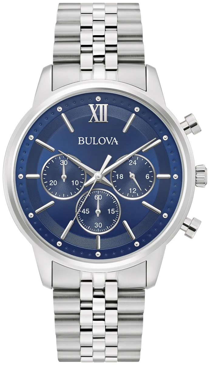 RELÓGIO BULOVA AÇO PRATA - 96A262