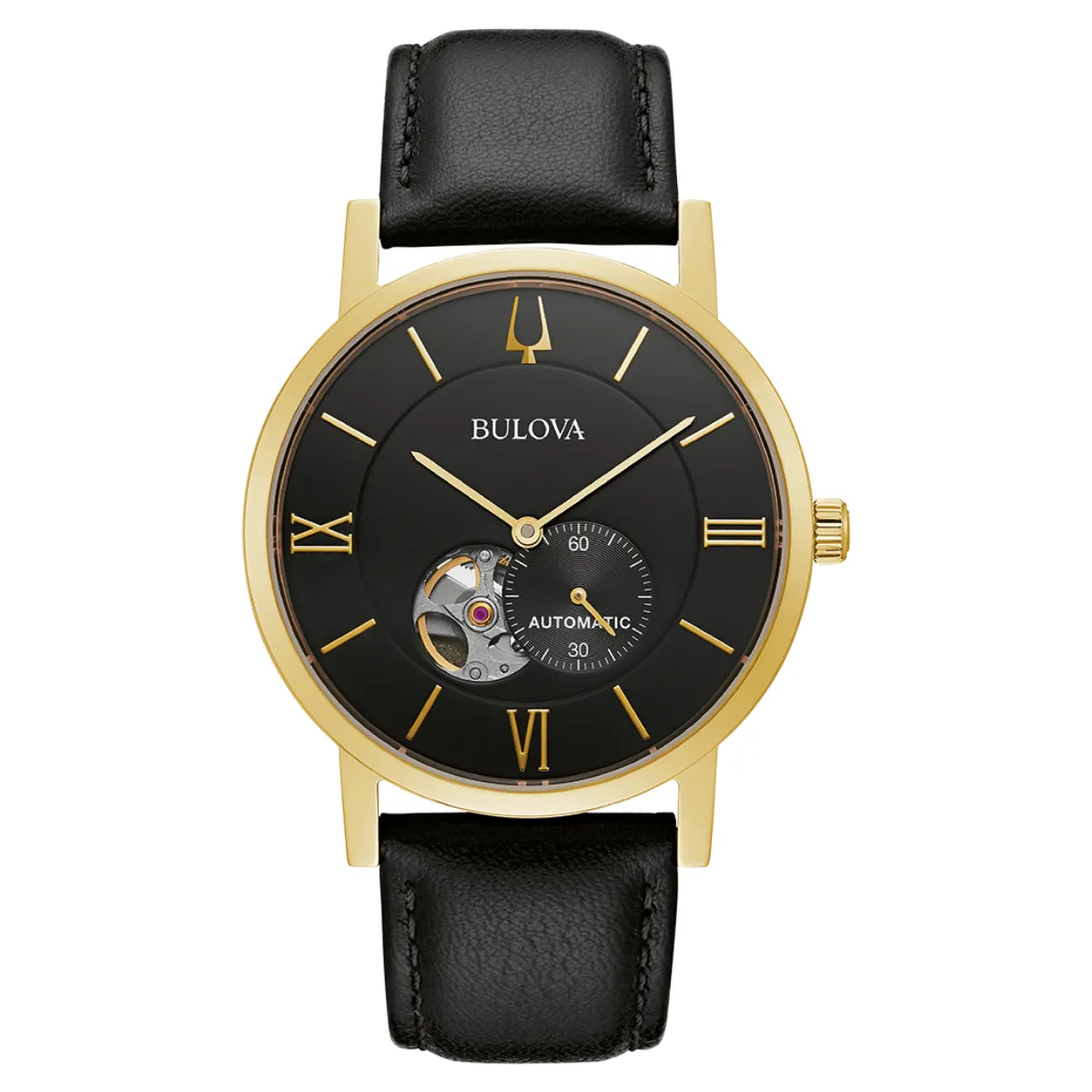 Relógio Bulova Masculino Classic  Automático Clipper - 97A154