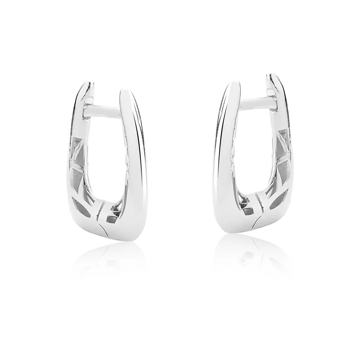 BRINCO DE PRATA 925 RODINADA ARGOLA G CLICK-COLEÇÃO INIZIO