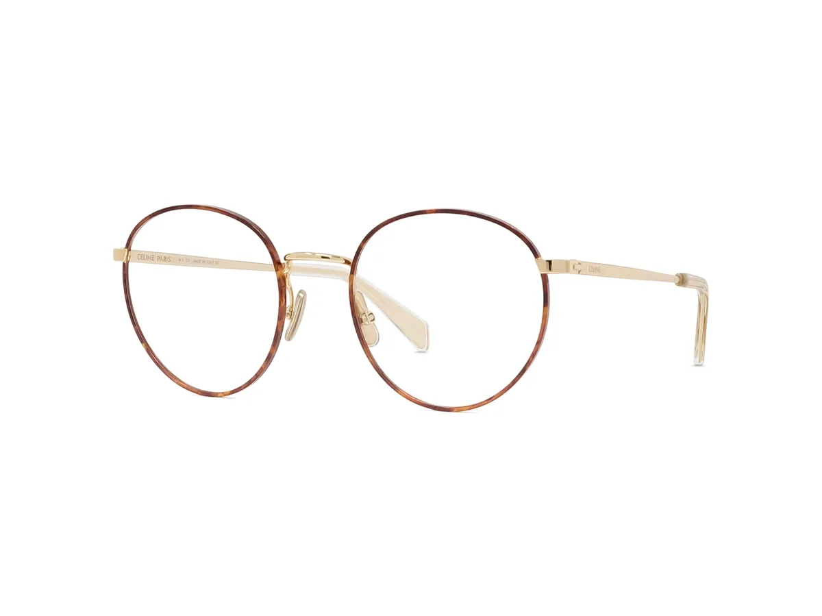 ARMAÇÃO CELINE METAL DOURADO - CL50065U_52030