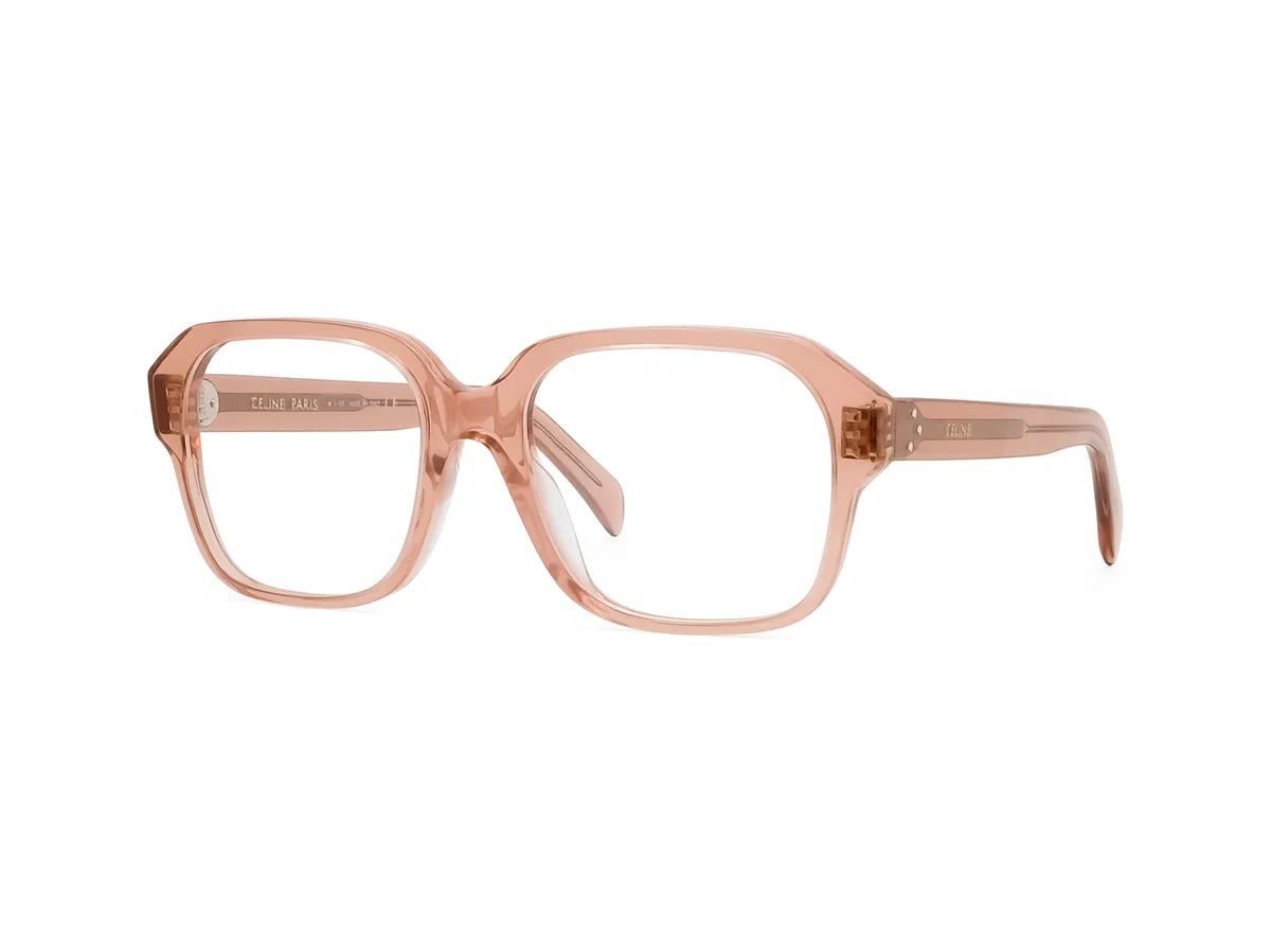 Óculos de Grau Celine CL50057I_54074 Acetato Laranja Transparente