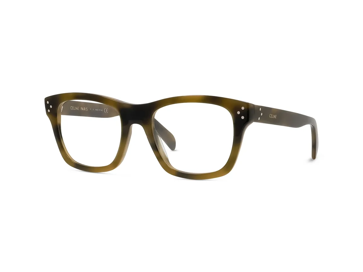 ARMAÇÃO CELINE ACETATO MARROM MESCLADO - CL50079I_53055