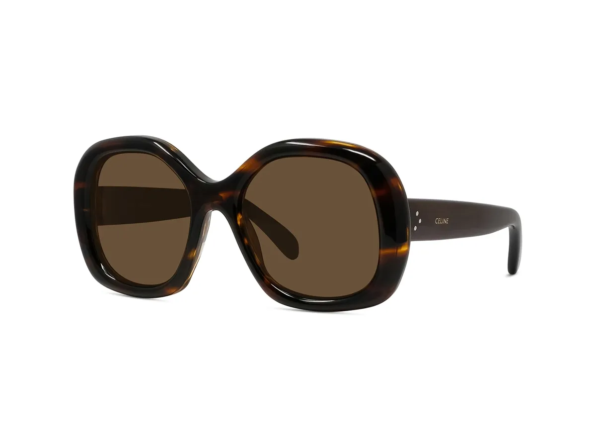 ÓCULOS DE SOL CELINE ACETATO MARROM MESCLADO - CL40163I_5556E