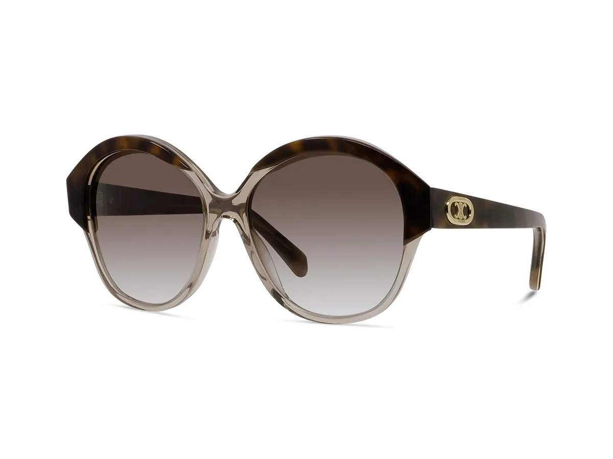 ÓCULOS DE SOL CELINE ACETATO MARROM MESCLADO - CL40154I _6149F