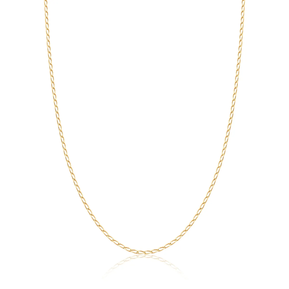 CORRENTE DE OURO 18K GROUMET LONGA-60CM