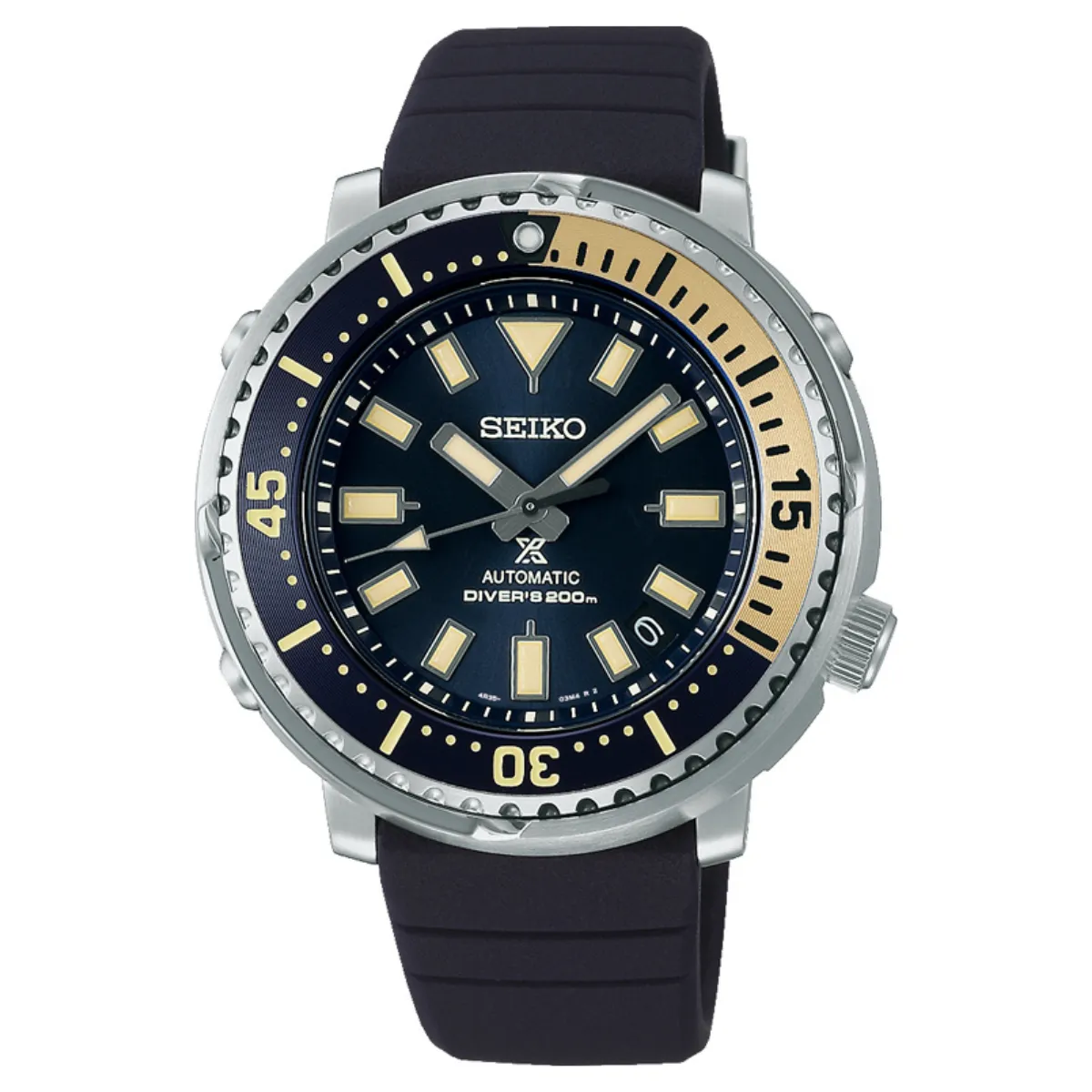 Relógio Seiko Automático Diver Masculino Baby Tuna Safari - SRPF81B1 D1DX