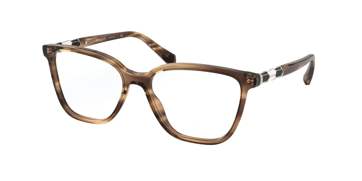 ARMAÇÃO BVLGARI ACETATO MARROM - 0BV4184B 5240 54