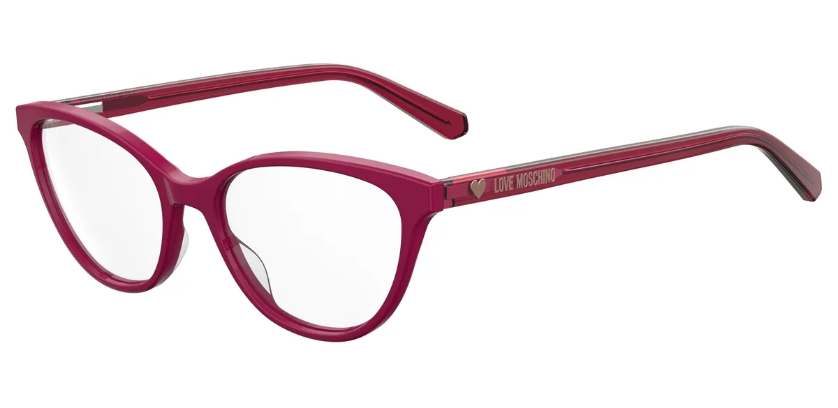 Óculos de Grau Love Moschino Infantil MOL545/TN 8CQ 4917 Acetato Vermelho