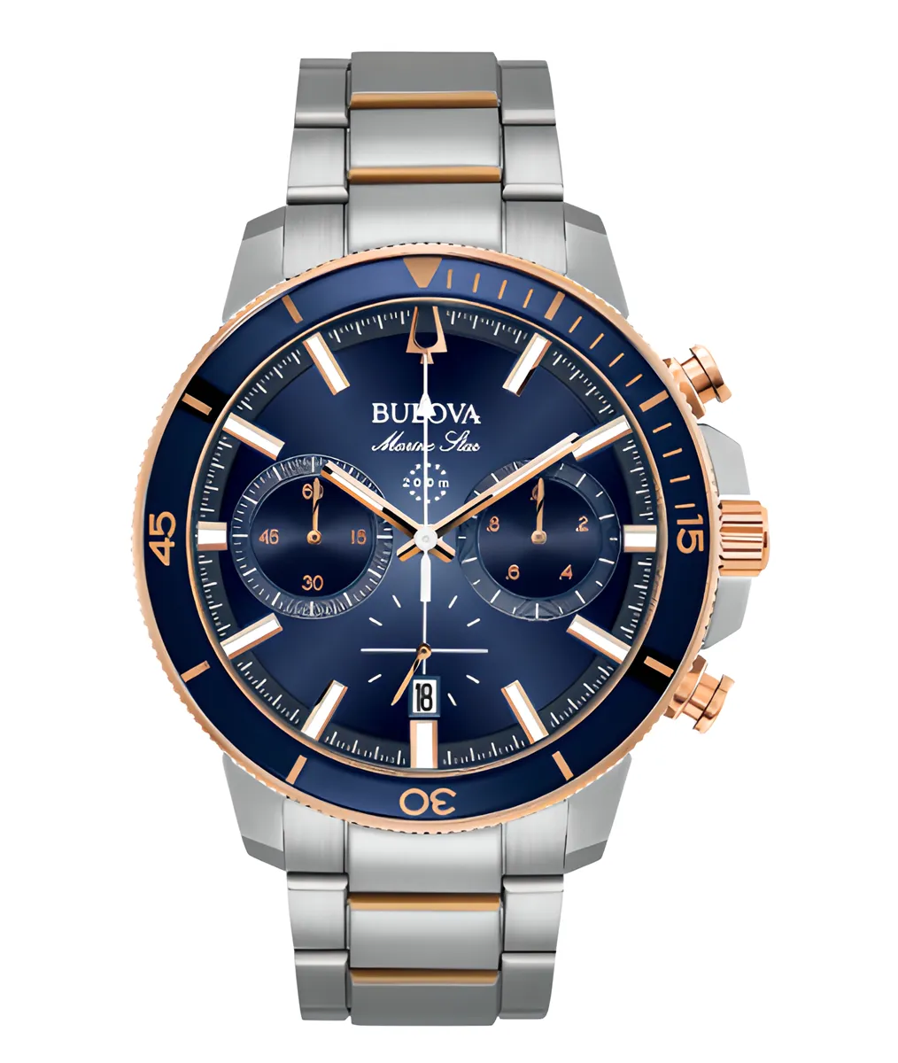 Relógio Bulova Masculino Marine Star Cronógrafo  - 98B301N