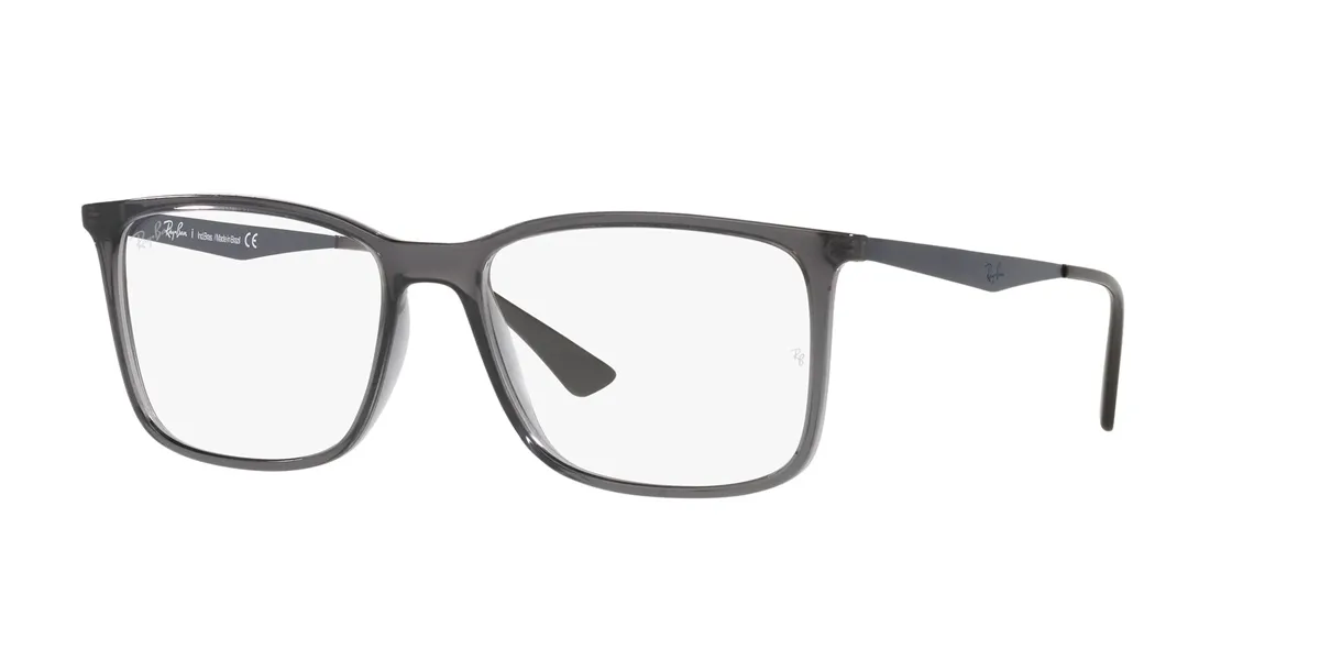 Óculos de Grau Ray-Ban 0RX4359VL 5620 57 Acetato Cinza Transparente