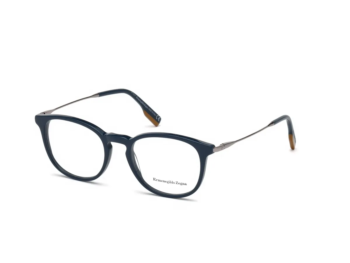 Armação Ermenegildo Zegna Acetato Azul. - EZ5125_50050