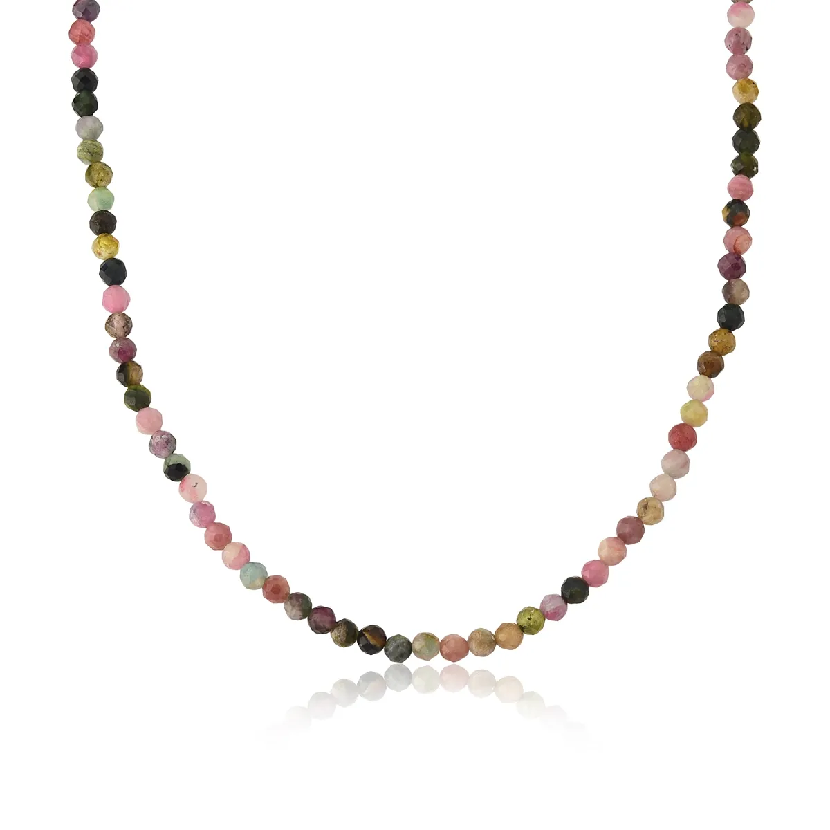 Colar de Ouro 18k com Gemas Turmalinas Colors