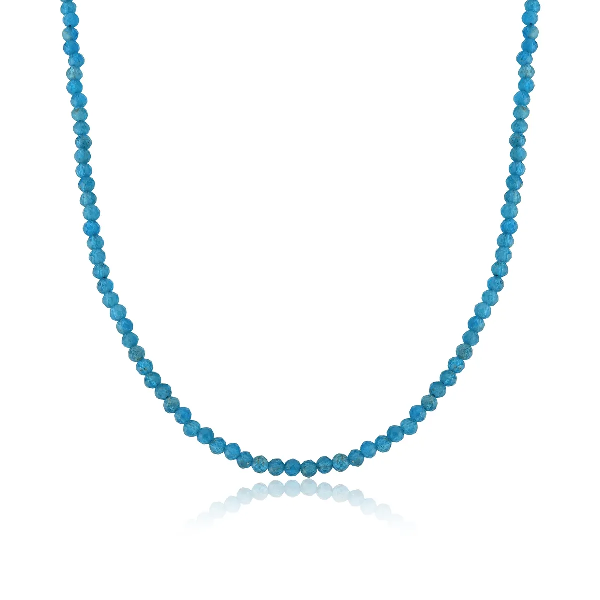 Colar de Ouro 18k com Gemas de Apatitas