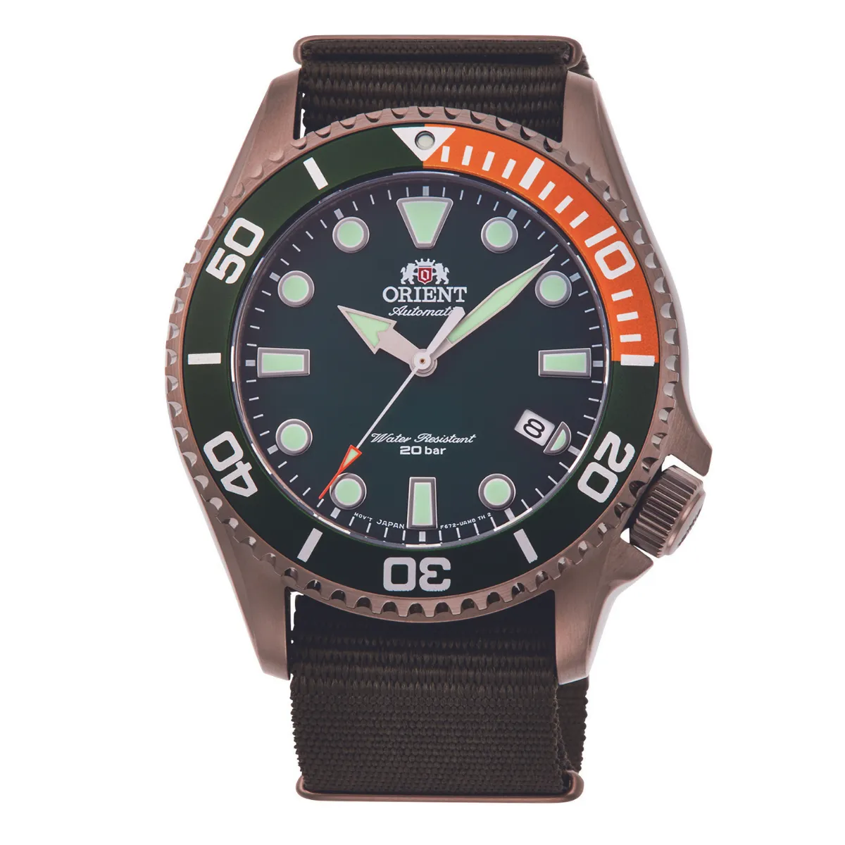 Relógio Orient Automático Triton Masculino - RA AC0K04E10B E1EX Verde