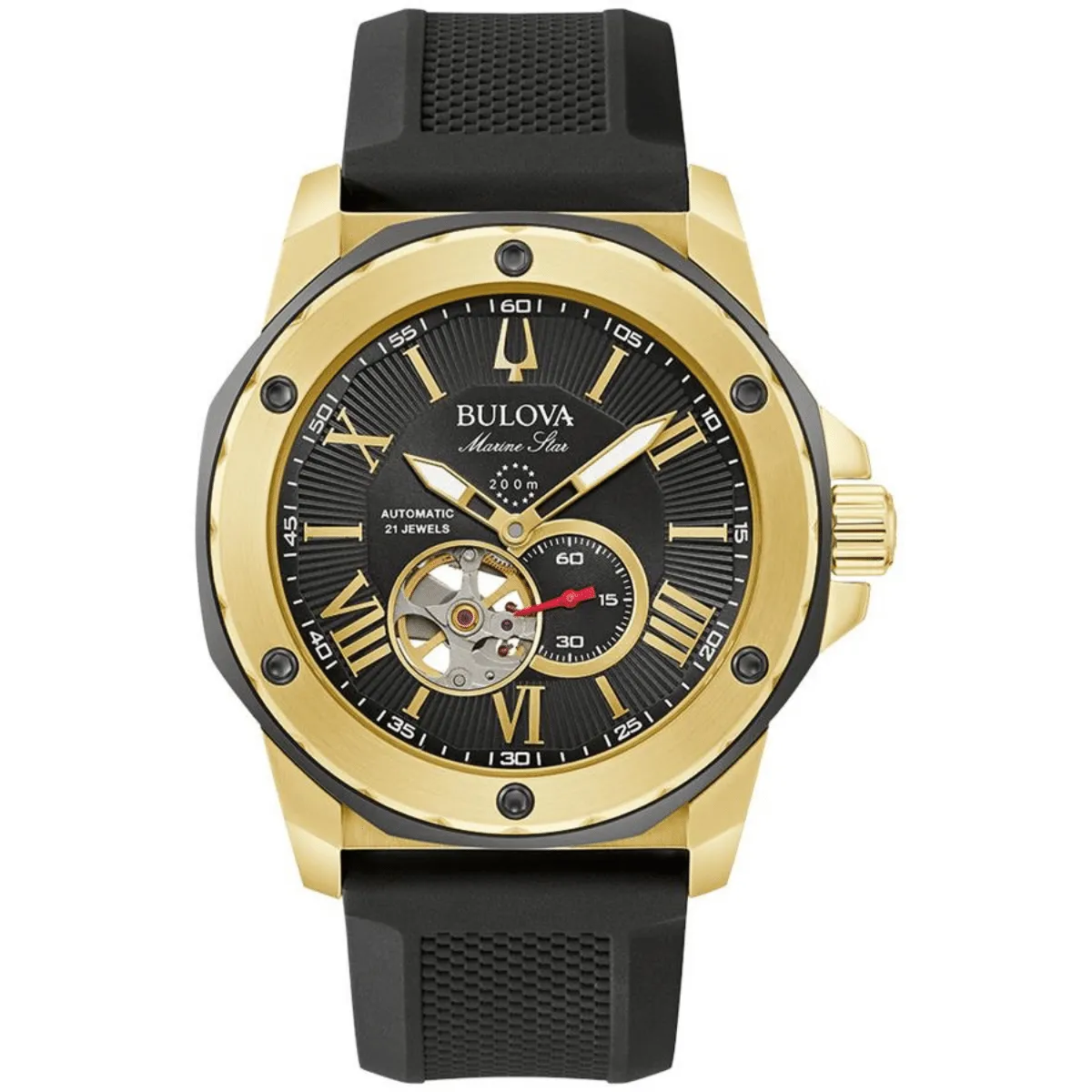 Relógio Bulova marine star automático masculino - 98A272N