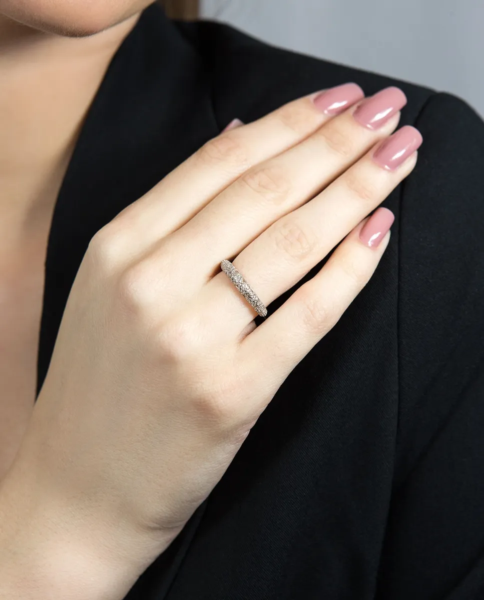 Anel de Ouro 18k aparador com 2,7pts de diamantes