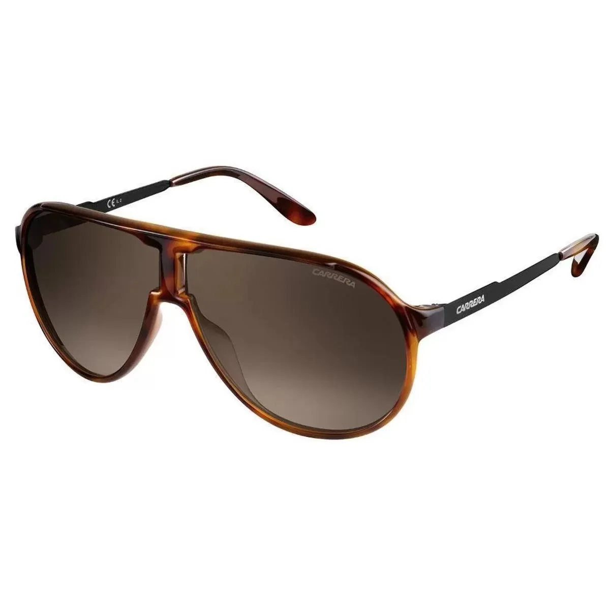 Óculos de Sol Carrera NEW CHAMPION 8F8 62HA S Marrom Mesclado com lentes na cor Marrom Degradê