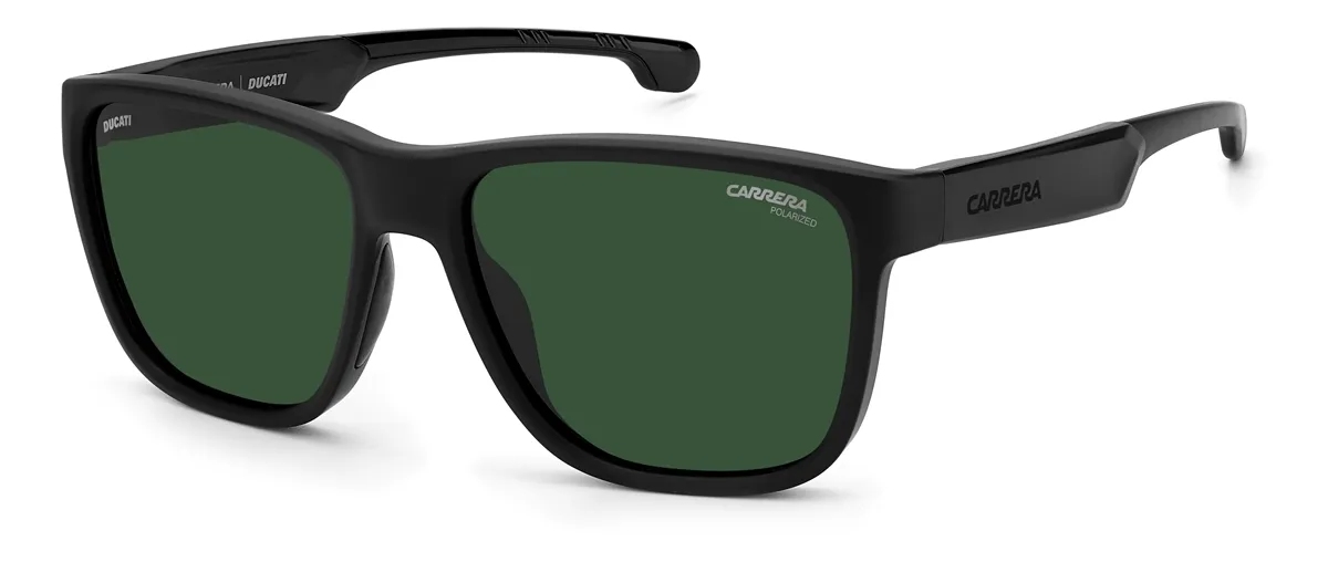 Óculos de Sol Carrera Ducati CARDUC 003/S 003 57UC S Poliamida Preto Fosco com lentes na cor Verde Polarizado