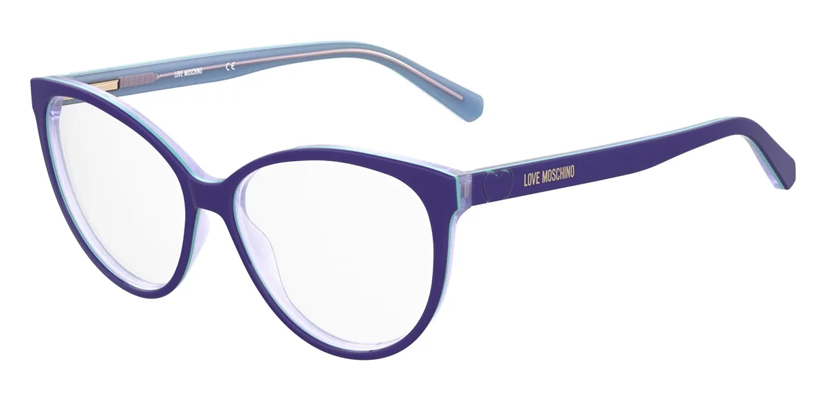 Ócuos de Grau Love Moschino MOL591 B3V 5714 R Acetato Violeta
