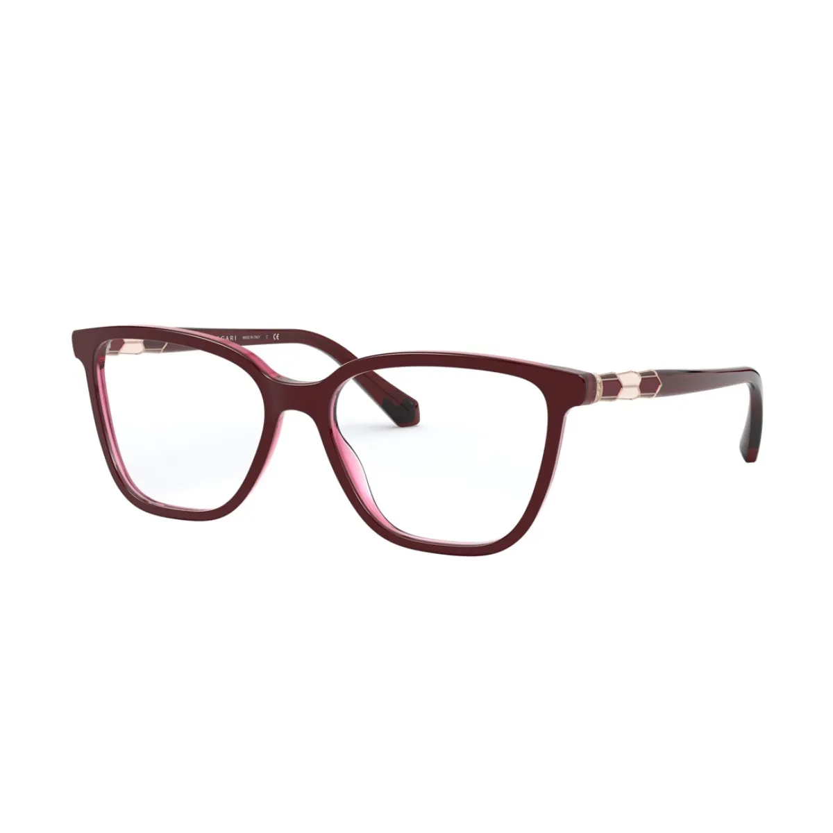 Óculos de Grau Bvlgari 0BV4184B 5469 54 Acetato Bordô
