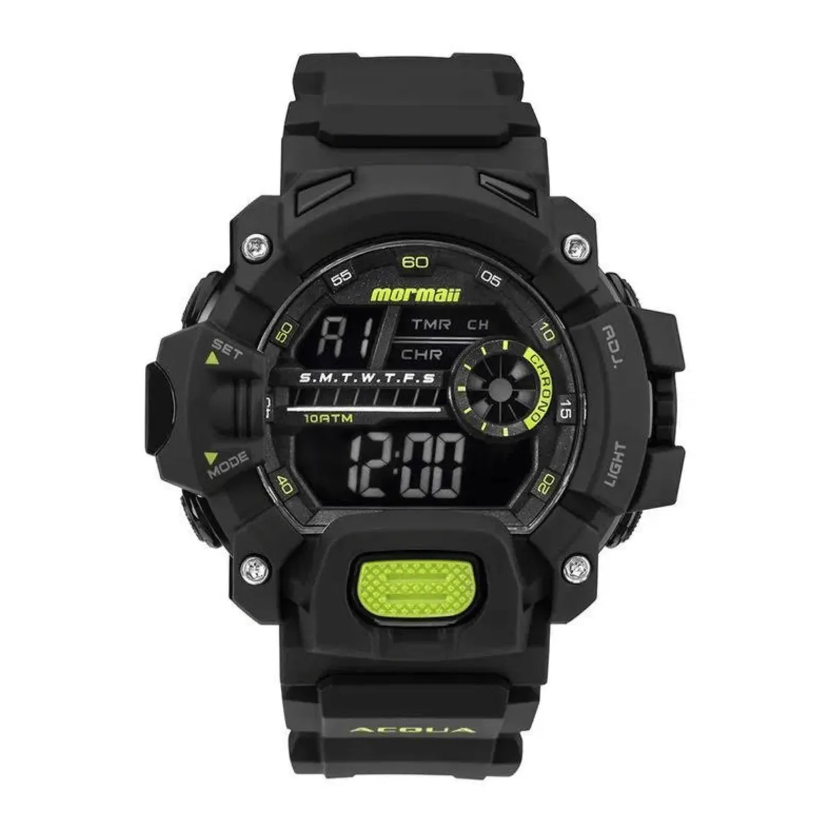 Relógio Mormaii Digital Lumi Masculino - MO1132AG/8V