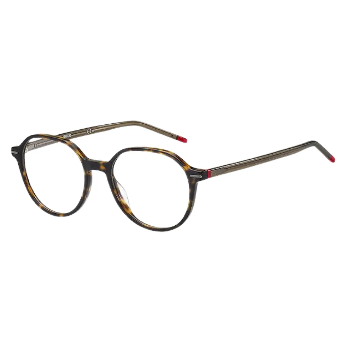 Óculos de Grau Hugo Boss HG 1170 086 5118 R Acetato Marrom Mesclado