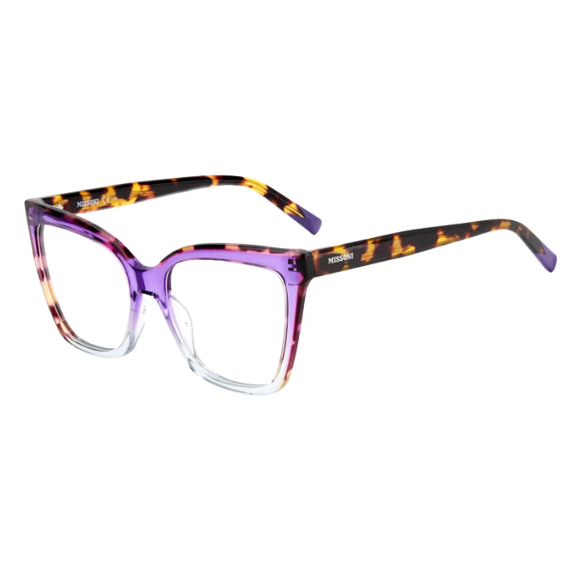 Óculos de Grau Missoni MIS 0092 HKZ 5418 R Acetato Violeta Mesclado
