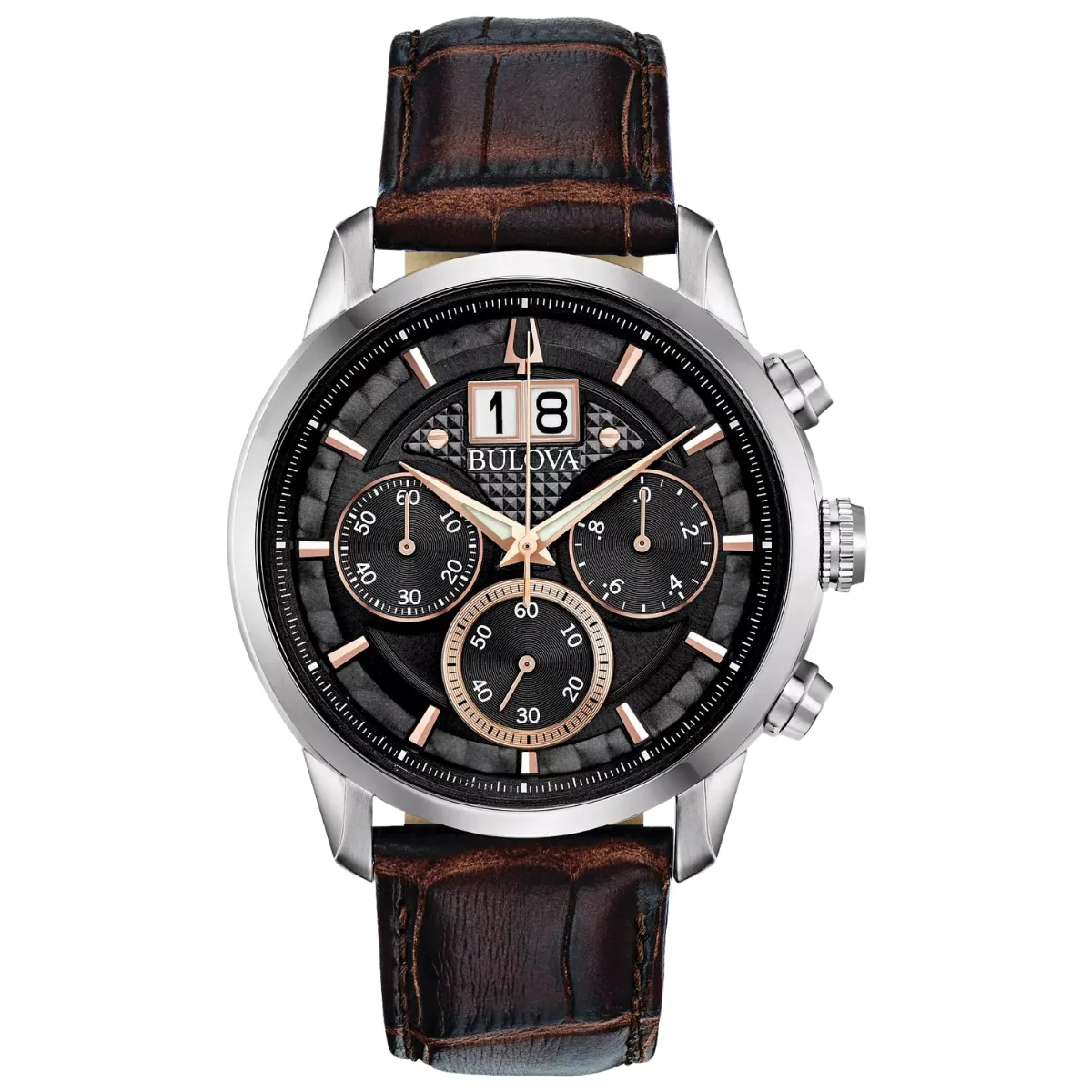 Relógio Bulova Clássico Sutton Cronógrafo Masculino - 96B311N