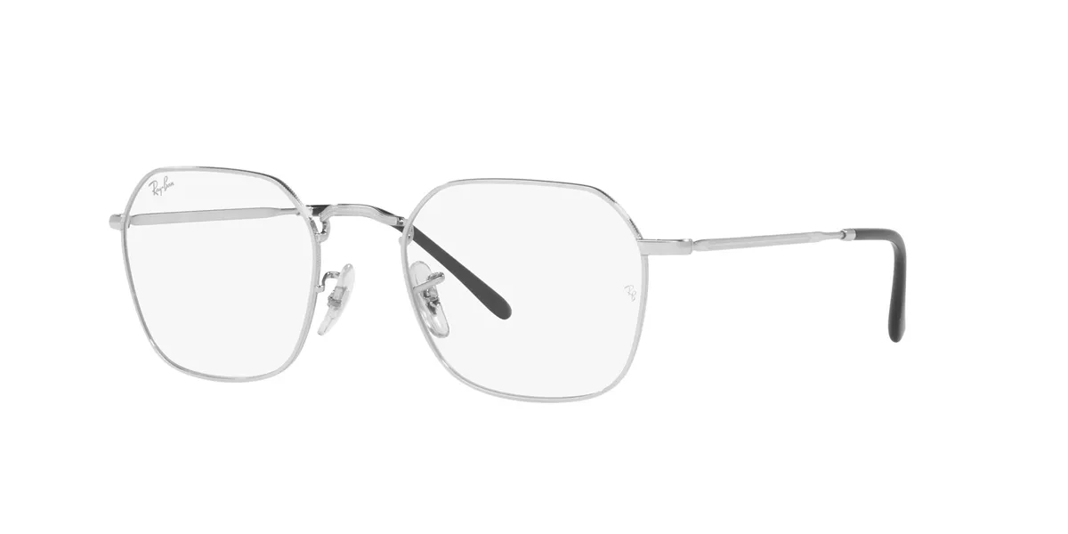 Óculos de Grau Ray-Ban Jim 0RX3694V 2501 53 Metal Prata