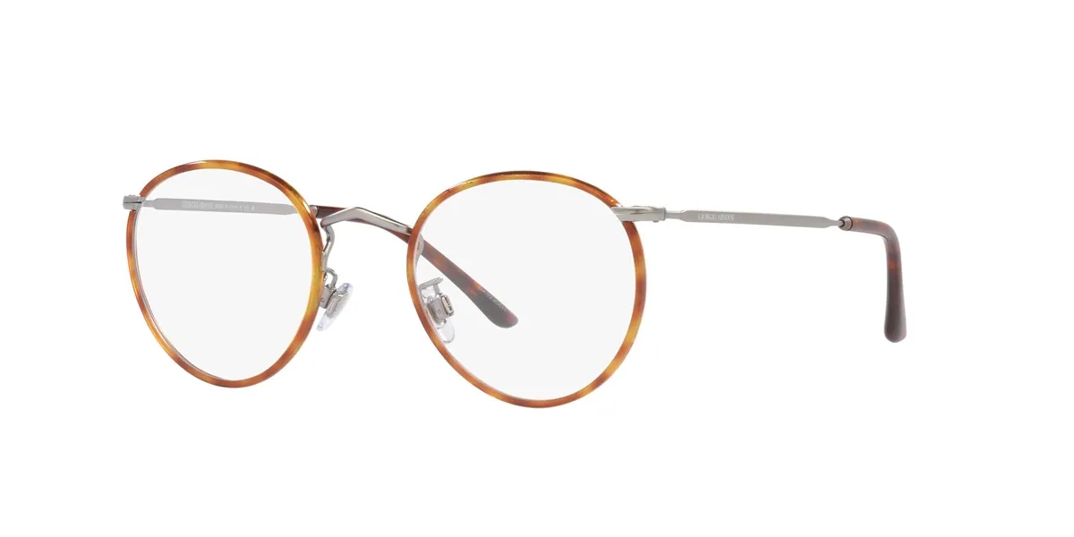 Óculos de Grau Giorgio Armani 0AR112MJ 3332 49 Metal Havana