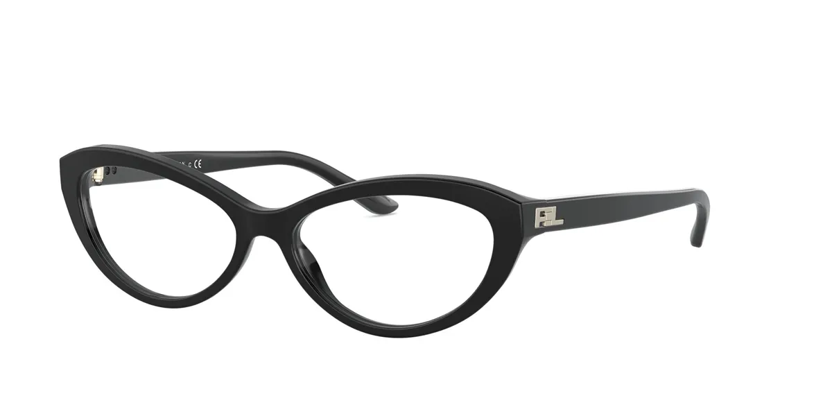 Óculos de Grau Ralph Lauren 0RL6193 5001 54 Acetato Preto Brilhante