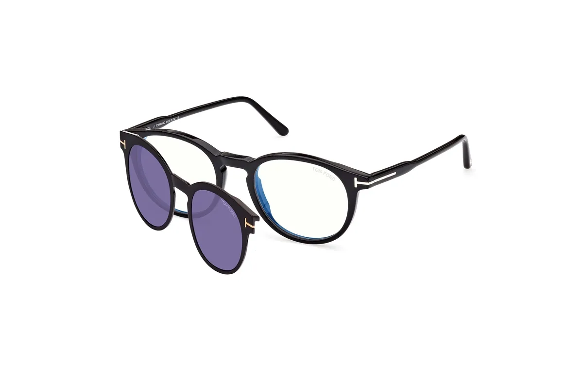 Óculos de Grau Tom Ford Com Clip-On - FT5823-H-B_50001