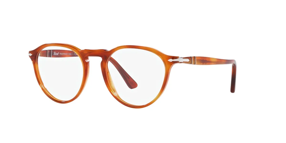 Óculos de Grau Persol 0PO3286V 96 51 Acetato Marrom Mesclado