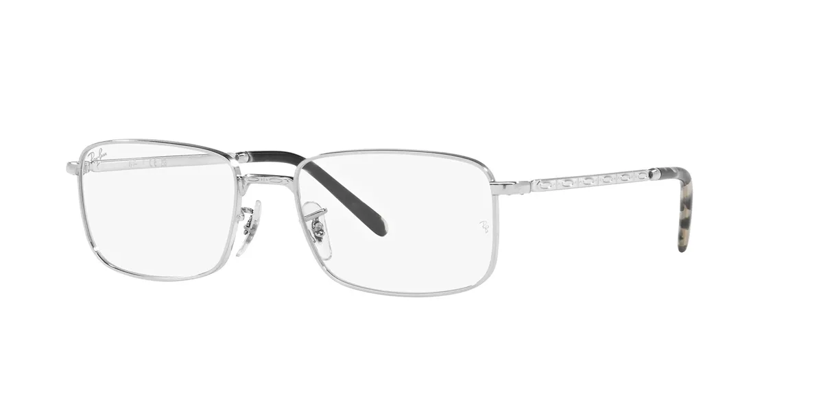 Óculos de Grau Ray-Ban 0RX3717V 2501 57 Metal Prata