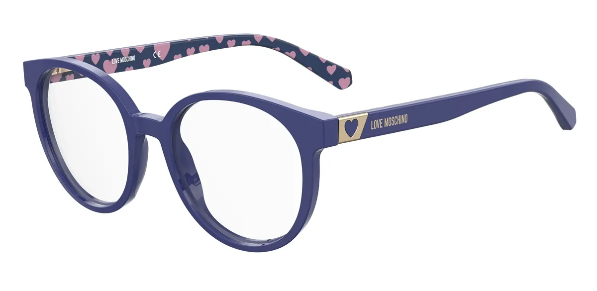 Óculos de Grau Love Moschino MOL584 PJP 5218 Acetato Azul