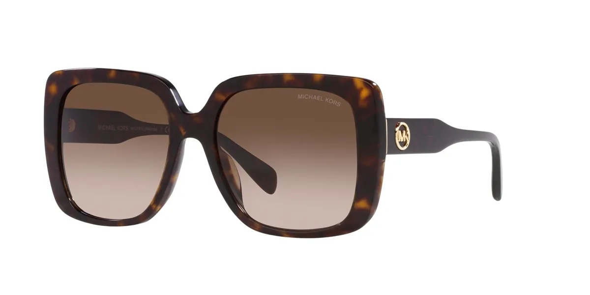 Óculos de Sol Michael Kors 0MK2183U 30061355 Acetato Marrom Mesclado com lentes na cor Marrom Degradê