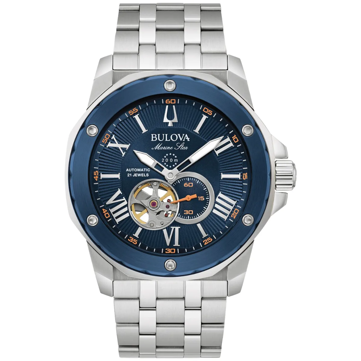 Relógio Bulova Marine Star Automático Masculino - 98A302
