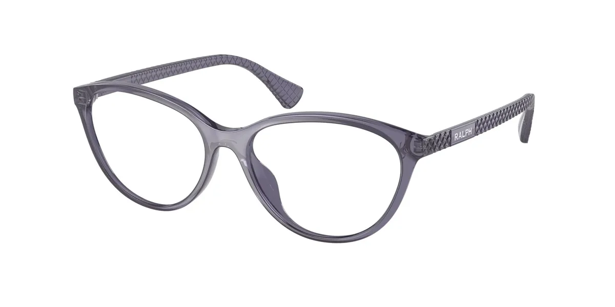 Óculos de Grau Ralph Lauren 0RA7140U 6005 53 Acetato Violeta Transparente
