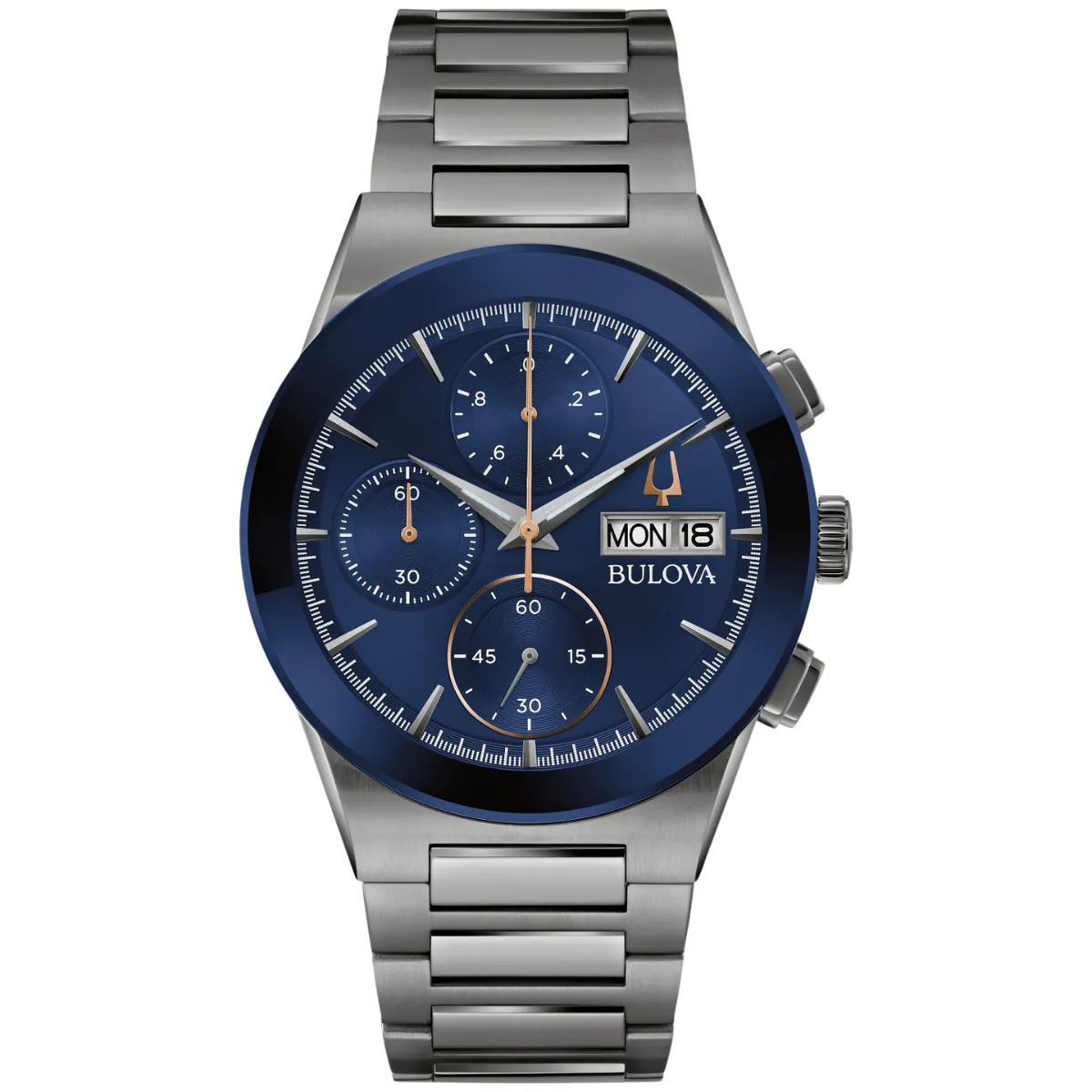 Relógio Bulova Millennia Modern Cronógrafo Masculino - 98C143N