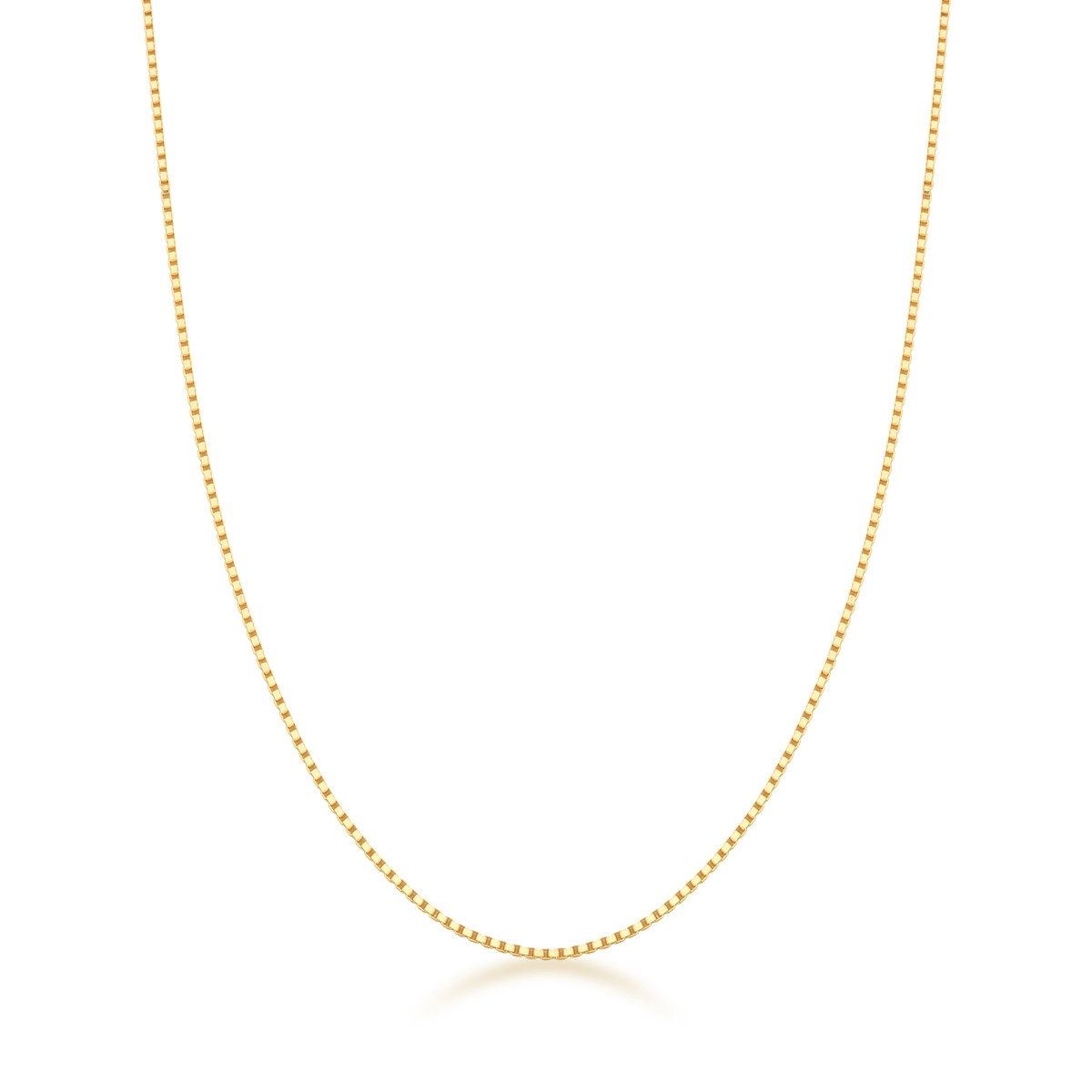 Corrente For me malha Veneziana prata 925 dourada /40cm