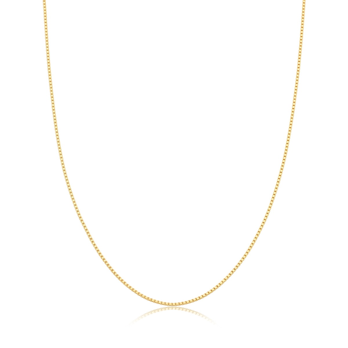 Corrente For Me malha Veneziana prata 925 dourada 40/45cm