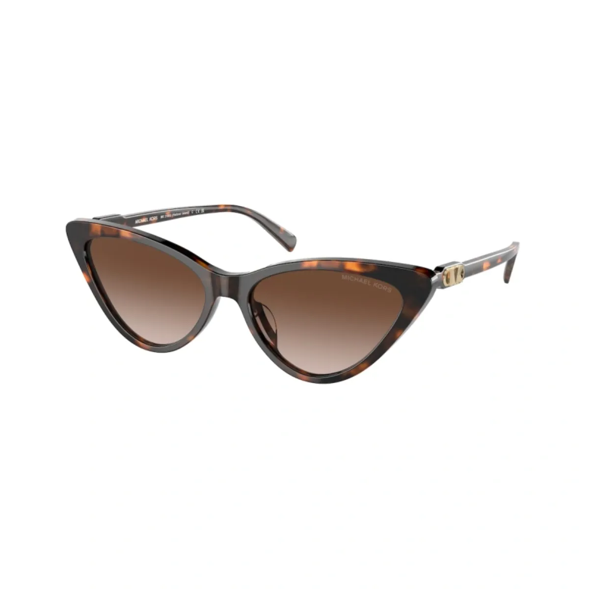 Óculos de Sol Michael Kors 0MK2195U 30061356 Acetato Marrom Mesclado com lentes na cor Marrom Degradê