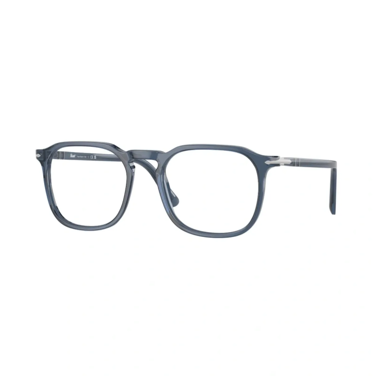 Óculos de Grau Persol 0PO3337V 1197 52 Acetato Azul Transparente