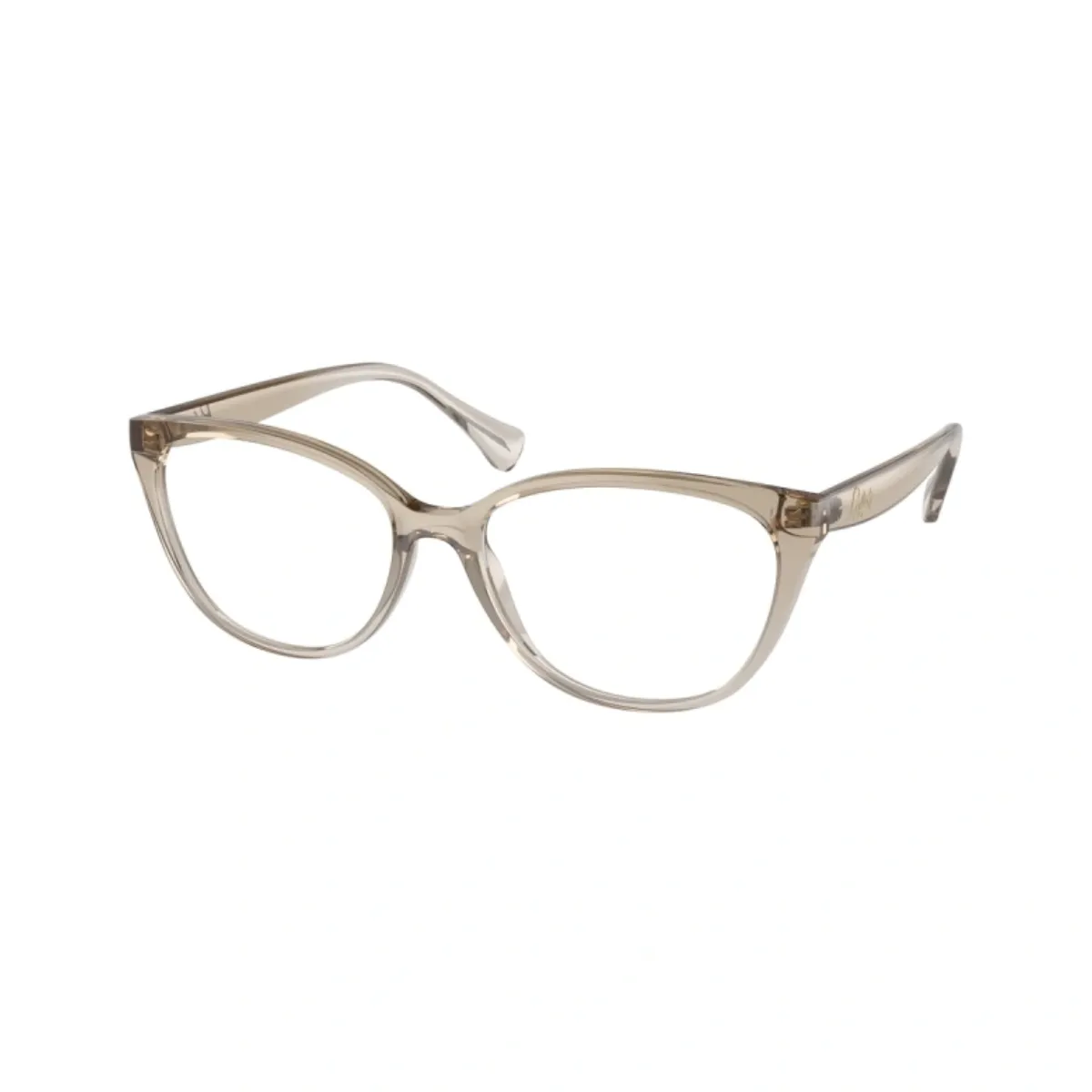 Óculos de Grau Ralph 0RA7135 6126 55 Acetato Marrom Transparente