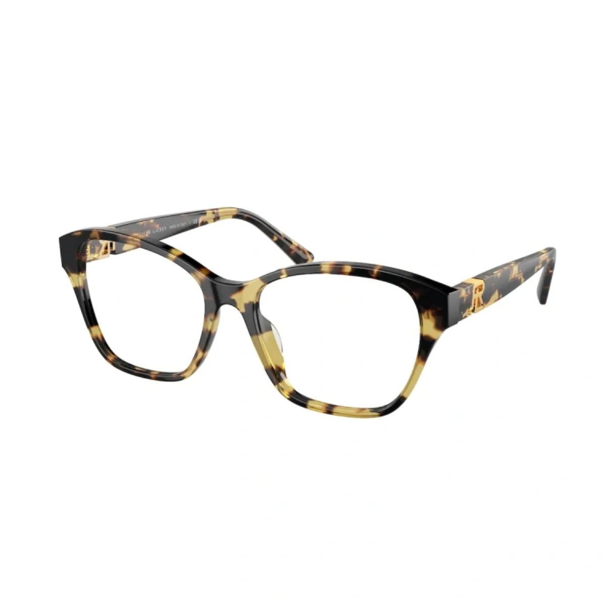 Óculos de Grau Ralph Lauren 0RL6236U 5004 55 Acetato Marrom Mesclado