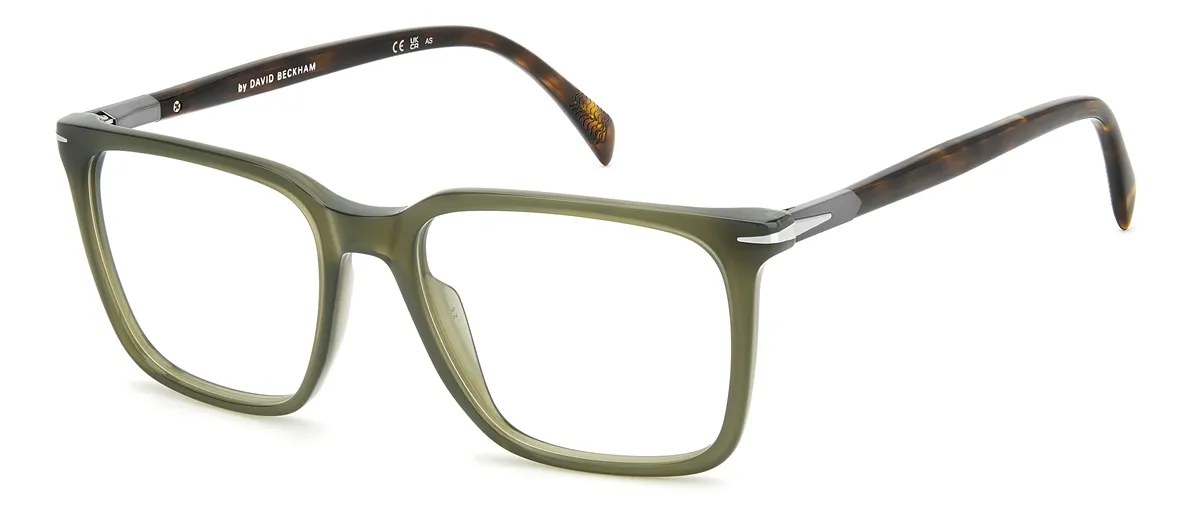 Óculos de Grau David Bechkam DB 1134 PHW 5538 Acetato Verde