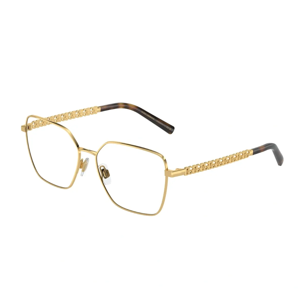 Óculos de Grau Dolce & Gabbana 0DG1351 02 56 Metal Dourado