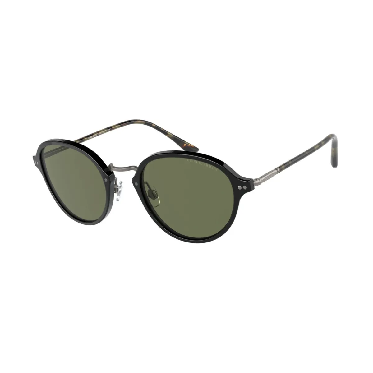 Óculos de Sol Giorgio Armani 0AR8139 50013151 Acetato Preto com lentes na cor Verde