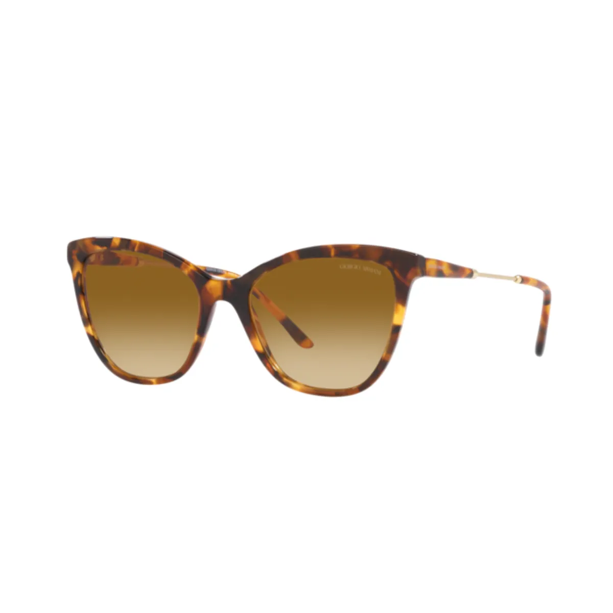 Óculos de Sol Giorgio Armani 0AR8157 59162L54 Acetato Marrom Mesclado com lentes na cor Marrom Degradê