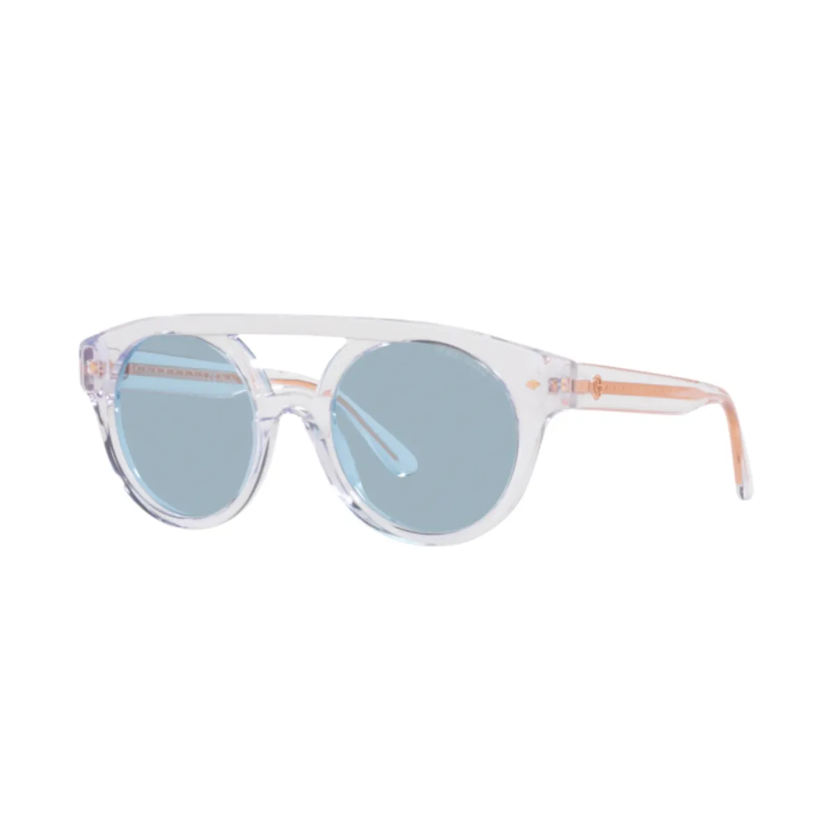 Óculos de Sol Giorgio Armani 0AR8163 58938051 Acetato Transparente com lentes na cor Azul